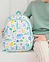 A Little Lovely Company Large Backpack with Thermal Pocket - Jungle - 27x32x19 cm - Keeps food and drinks fresh! Kindergarten Backpacks