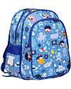 A Little Lovely Company Large Backpack with Thermal Pocket - Pirates - 27x32x19 cm - Keeps Food and Drinks Fresh! Kindergarten Backpacks