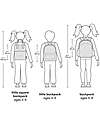 A Little Lovely Company Large Backpack with Thermal Pocket - Robot - 27x32x19 cm - Keeps food and drinks fresh! Kindergarten Backpacks
