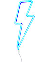 A Little Lovely Company LED Neon Light, Bolt - Blue Wall Lamps