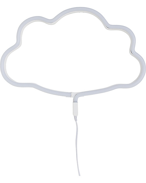 A Little Lovely Company LED Neon Light, Cloud - Yellow Wall Lamps