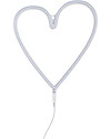 A Little Lovely Company LED Neon Light, Heart - Yellow Wall Lamps
