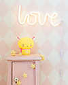 A Little Lovely Company LED Neon Light, Love - Yellow Wall Lamps