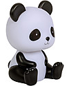 A Little Lovely Company LED Night Light, Panda - Black Bedside Lamps