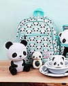 A Little Lovely Company LED Night Light, Panda - Black Bedside Lamps