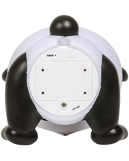 A Little Lovely Company LED Night Light, Panda - Black Bedside Lamps