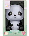 A Little Lovely Company LED Night Light, Panda - Black Bedside Lamps
