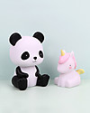 A Little Lovely Company LED Night Light, Panda - Black Bedside Lamps