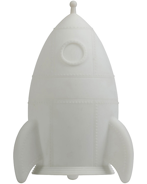 A Little Lovely Company LED Night Light, Rocket - With Stickers Bedside Lamps