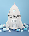 A Little Lovely Company LED Night Light, Rocket - With Stickers Bedside Lamps