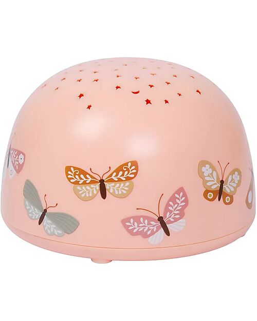 A Little Lovely Company LED Projector Light - Butterflies - Stars Nightlights
