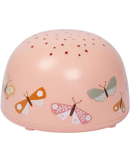 A Little Lovely Company LED Projector Light - Butterflies - Stars Nightlights