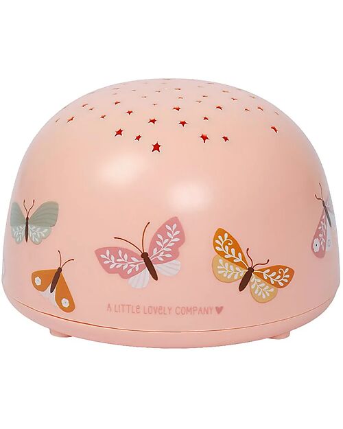 A Little Lovely Company LED Projector Light - Butterflies - Stars Nightlights