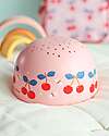 A Little Lovely Company LED Projector Light - Cherries - Stars Nightlights