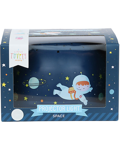 A Little Lovely Company LED Projector Light, Space - Star Nightlights