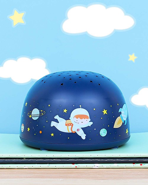 A Little Lovely Company LED Projector Light, Space - Star Nightlights