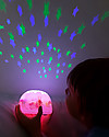 A Little Lovely Company LED Projector Light, Unicorn - Star Nightlights
