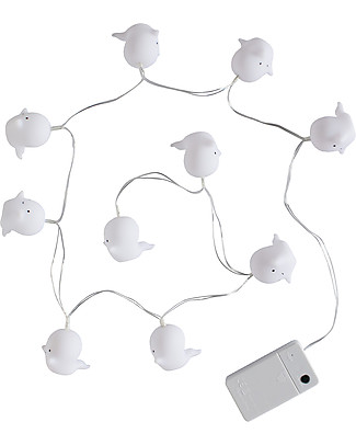 A Little Lovely Company LED String Lights, Ghost - White Greetings Cards