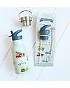 A Little Lovely Company Lid Straw and Brush Kit - Vehicles Bottle Accessories