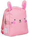 A Little Lovely Company Little Backpack, Bunny, 21 x 26 x 10 cm - Pink Kindergarten Backpacks