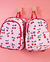 A Little Lovely Company Little Backpack Cherries - 23.5 x 30 x 10 Kindergarten Backpacks