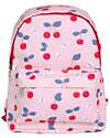 A Little Lovely Company Little Backpack Cherries - 23.5 x 30 x 10 Kindergarten Backpacks