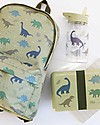 A Little Lovely Company Little Backpack Dinosaurs 22x30x10 cm - Green Kindergarten Backpacks