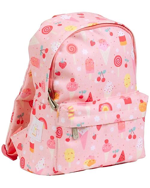 A Little Lovely Company Little Backpack - Ice-Cream - 23,5x30x10 cm Kindergarten Backpacks