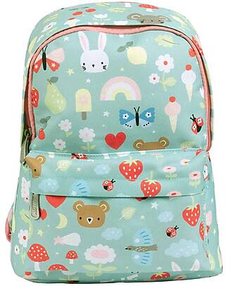 A Little Lovely Company Little Backpack - Joy - 23,5x30x10 cm Kindergarten Backpacks