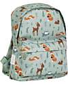 A Little Lovely Company Little Backpack Rainbows 23,5x30x10 cm - Forest Friends Kindergarten Backpacks
