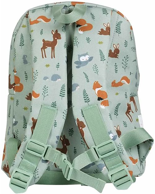 A Little Lovely Company Little Backpack Rainbows 23,5x30x10 cm - Forest Friends Kindergarten Backpacks