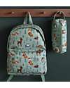 A Little Lovely Company Little Backpack Rainbows 23,5x30x10 cm - Forest Friends Kindergarten Backpacks