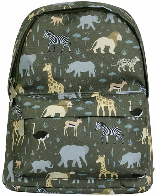 A Little Lovely Company Little Backpack Rainbows 23,5x30x10 cm - Savanna Kindergarten Backpacks