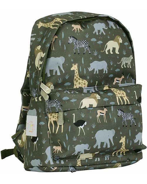 A Little Lovely Company Little Backpack Rainbows 23,5x30x10 cm - Savanna Kindergarten Backpacks