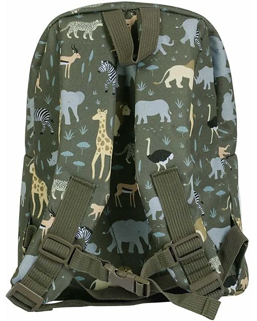 A Little Lovely Company Little Backpack Rainbows 23,5x30x10 cm - Savanna Kindergarten Backpacks