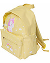 A Little Lovely Company Little Backpack, Unicorn, 30 x 20 x 10 cm - Yellow Backpack