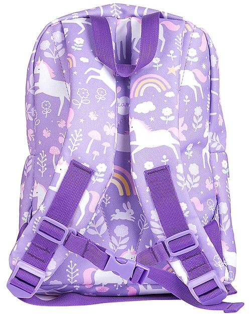 A Little Lovely Company Little Backpack - Unicorn Dreams - 23,5x30x10 cm Kindergarten Backpacks