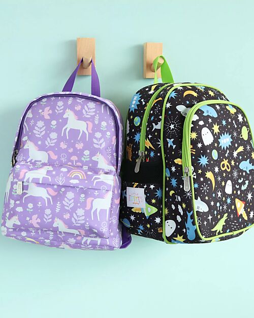 A Little Lovely Company Little Backpack - Unicorn Dreams - 23,5x30x10 cm Kindergarten Backpacks