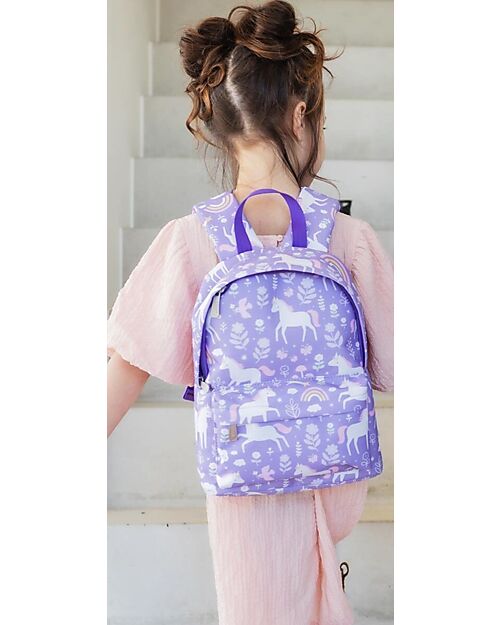 A Little Lovely Company Little Backpack - Unicorn Dreams - 23,5x30x10 cm Kindergarten Backpacks