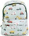 A Little Lovely Company Little Backpack - Vehicles - 23,5x30x10 cm Kindergarten Backpacks