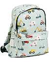 A Little Lovely Company Little Backpack - Vehicles - 23,5x30x10 cm Kindergarten Backpacks