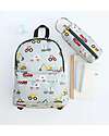 A Little Lovely Company Little Backpack - Vehicles - 23,5x30x10 cm Kindergarten Backpacks