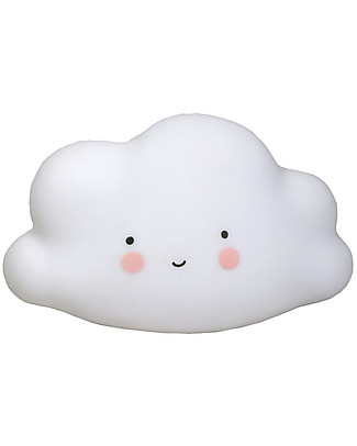 A Little Lovely Company Little LED Light, Cloud - White Bedside Lamps