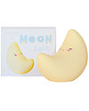 A Little Lovely Company Little LED Light, Moon - Yellow Bedside Lamps