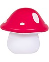 A Little Lovely Company Little LED Light - Mushroom red Bedside Lamps