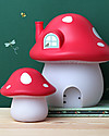 A Little Lovely Company Little LED Light - Mushroom red Bedside Lamps