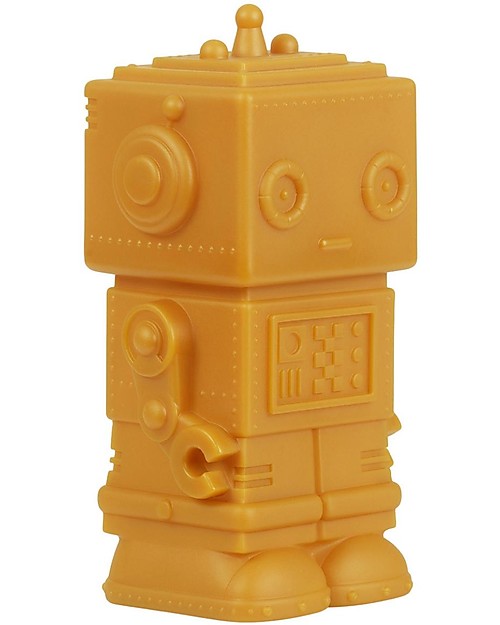 A Little Lovely Company Little LED Light - Robot - Aztec Gold Bedside Lamps