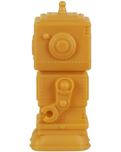 A Little Lovely Company Little LED Light - Robot - Aztec Gold Bedside Lamps