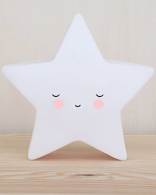 A Little Lovely Company Little LED Light - Sleeping Star Bedside Lamps