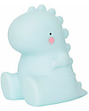 A Little Lovely Company Little LED Light, T-Rex - Light Blue Bedside Lamps